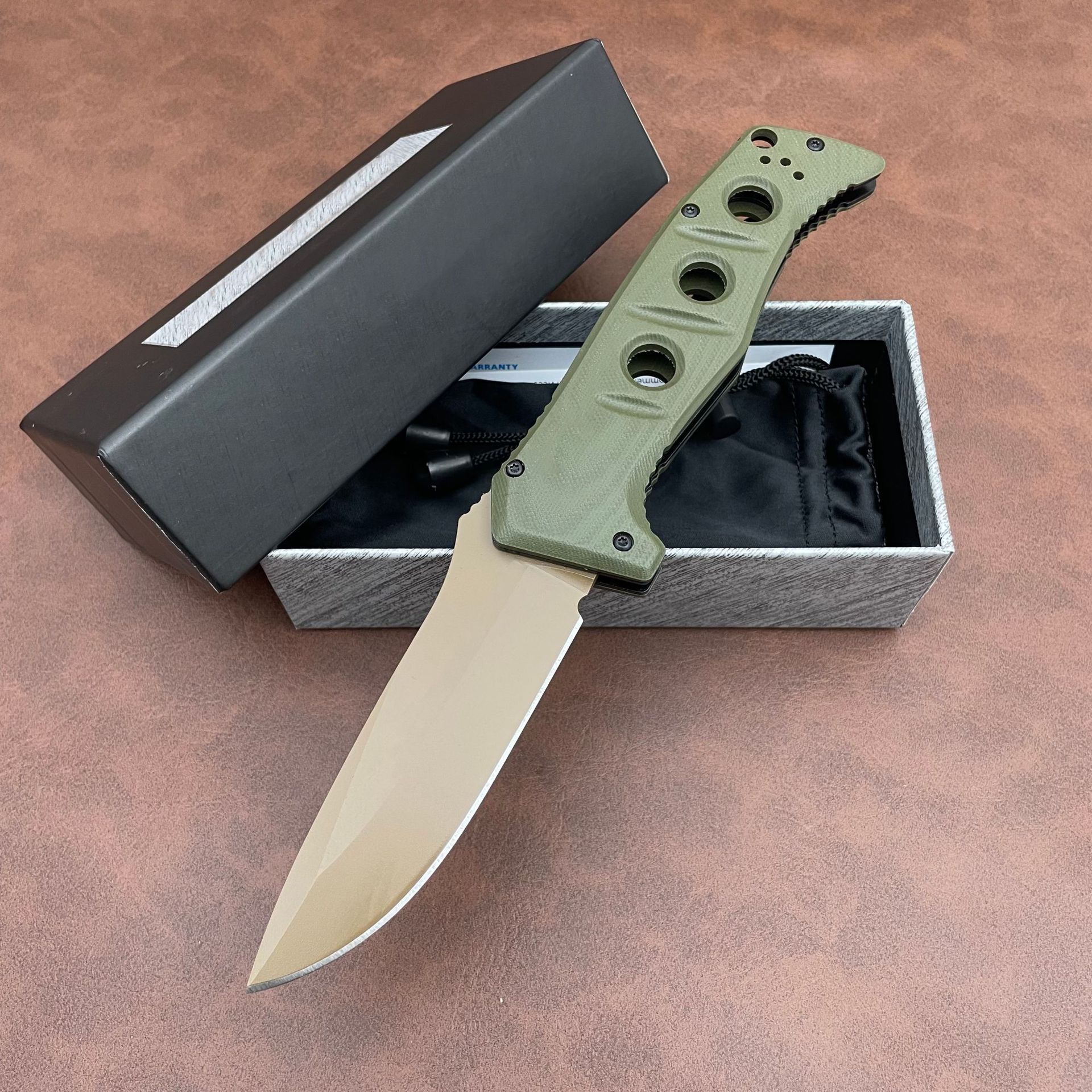 BM 2750FE-2 Shane Sibert AUTO Adamas Folding Knife Outdoor Camping Hunting Pocket EDC Tool Knife