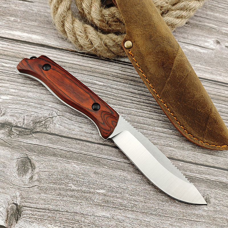 BM 15002 15017 CPM-S30V Blade Wood Handle Hunting Outdoors Survival Camping EDC Tools Men's Gift