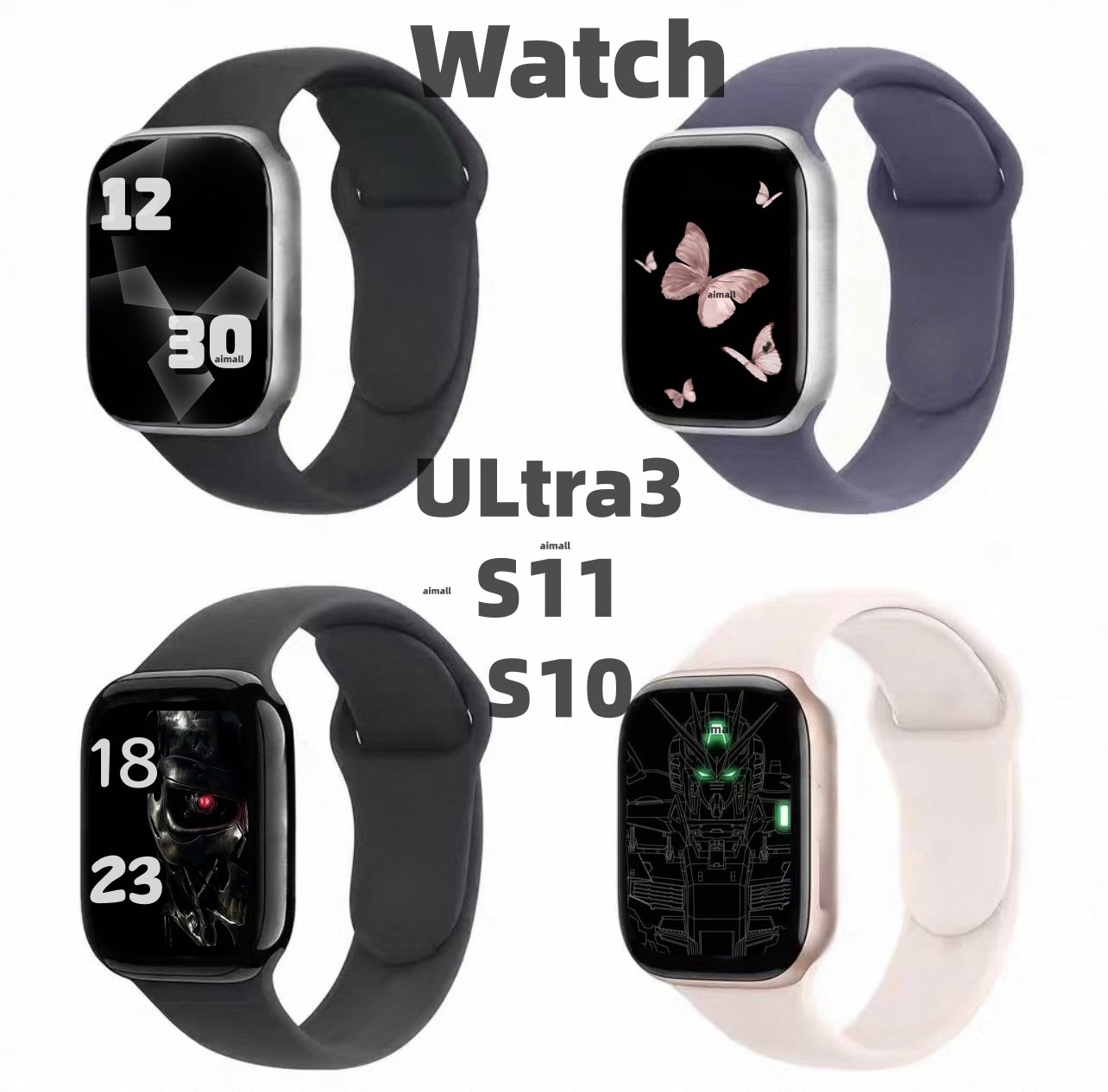 Sportwatch Series11 S10 Ultra3 49mm smart watch Ultra Series 9 Watch marine strap watch sport watch wireless charging strap box Protective smartwatch