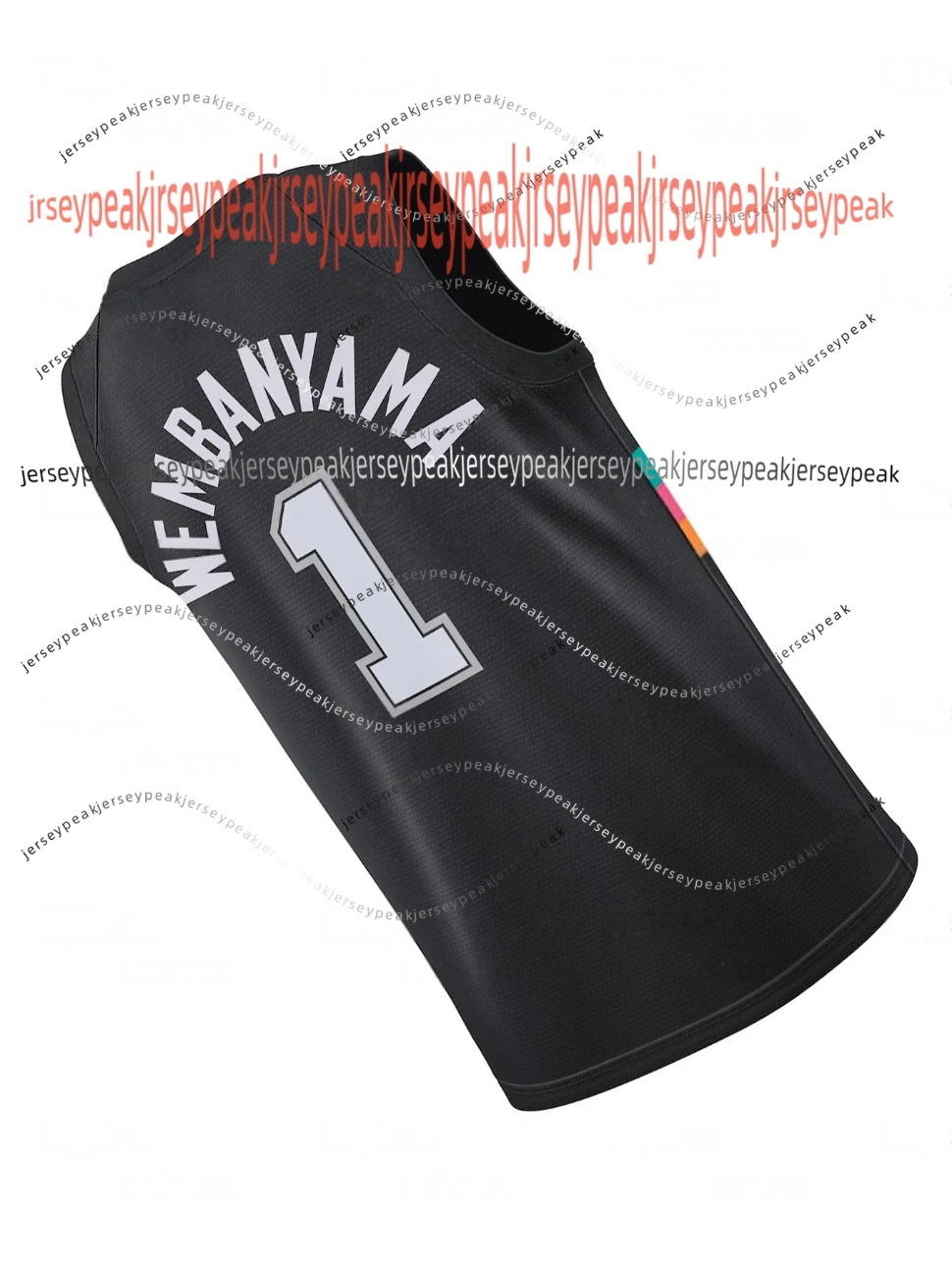 Stitched 1 Wembanyama 2026 City Edtion Basketball Jersey Castle Fox Vassell Sochan Kornet Johnson Ingram Barnes Embroidered Sports Jersey Breathable 0