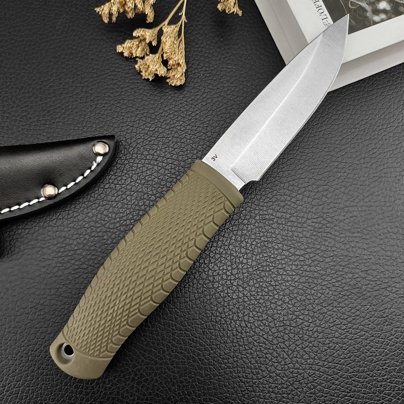 BM 200 Fixed Blade Knife Outdoor Hunting Camping Knives 3V Blade Nylon Fiber Handle EDC Survival Hiking Cutting Tools