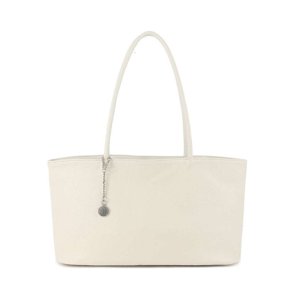 Luxury Korean Style Early Spring Solid Hobo Tote Bag, Top Layer Cowhide, Large Capacity, Niche High End Casual Shoulder Handbag SENYY