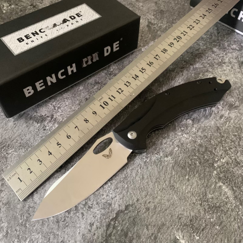 818 Tactical S30V Satin Blade Wilderness Survival Pocket Folding Knife Outdoor Camping Rock Climbing Portable Knife Rescue Knife