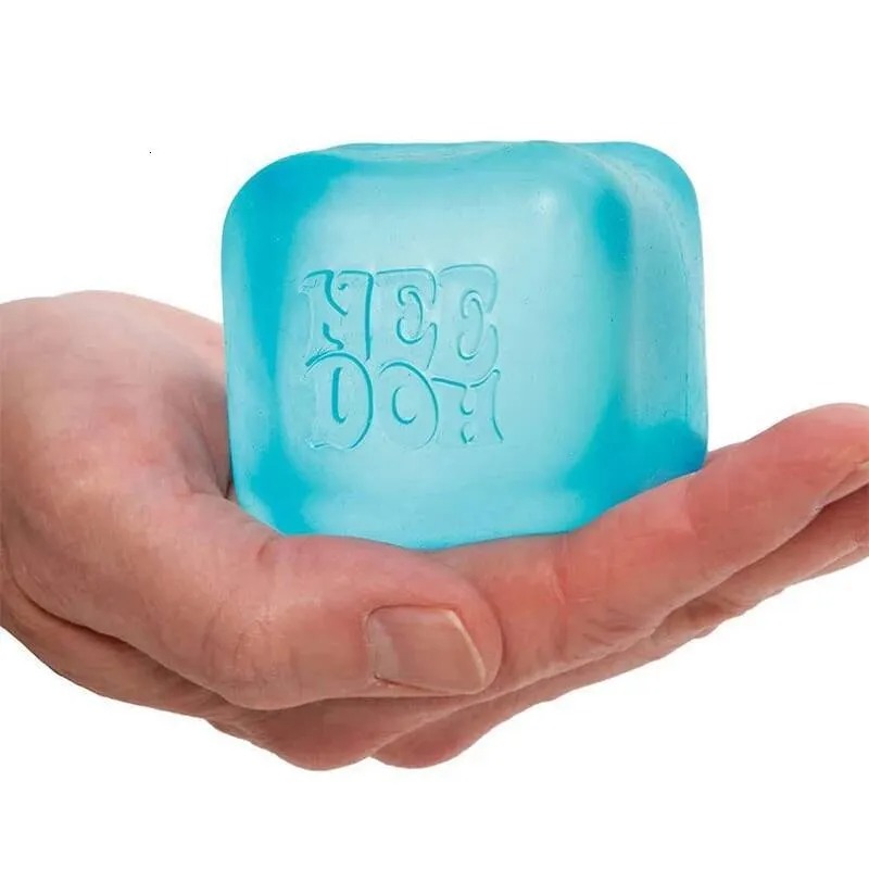 high quality Needoh Nice Cube Sensory Squishy Toys Square Shape Stress Cube Relief Squeeze Ball Sensory Toys Squeeze Cube Sensory Fidget Toys Ice Cube
