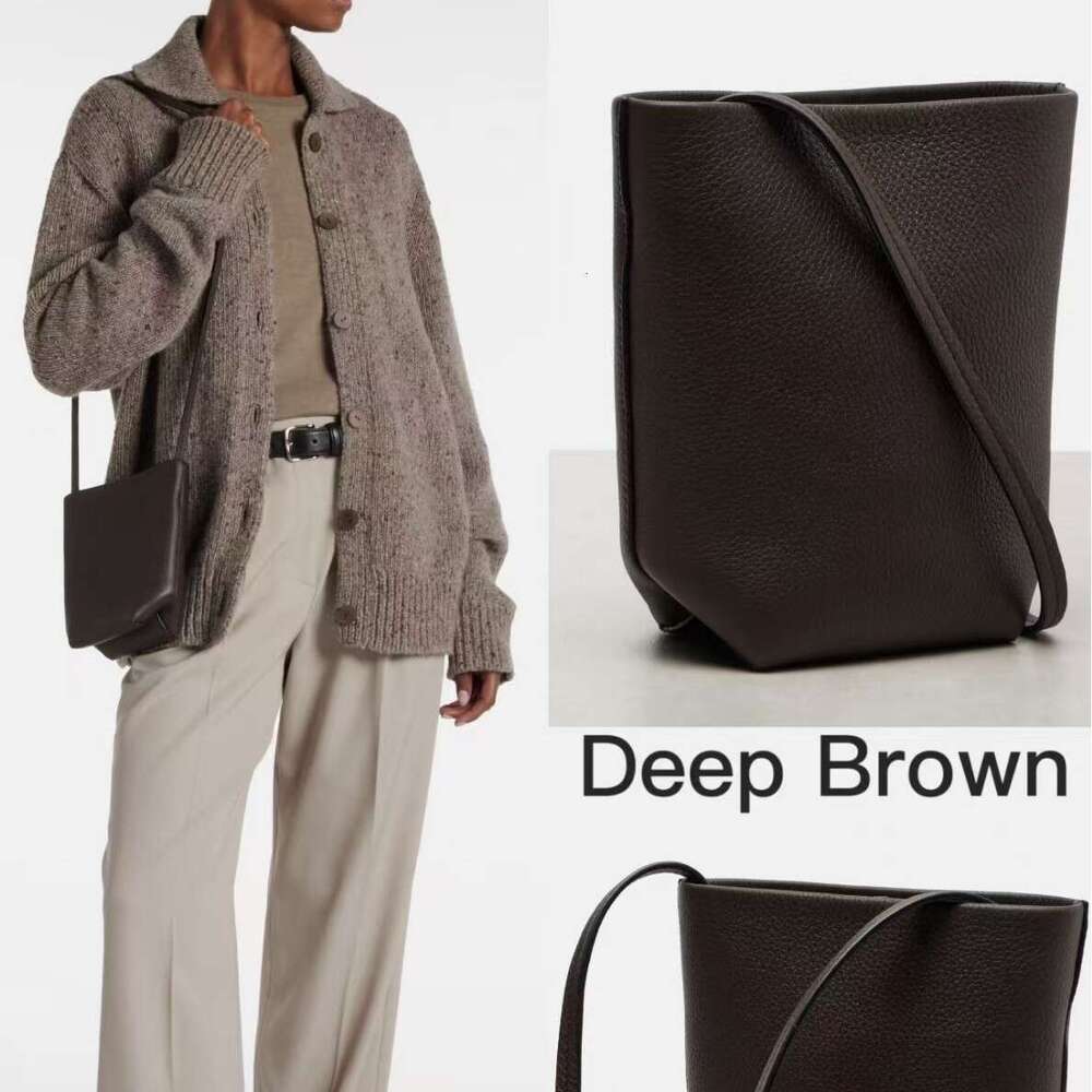 Niche Design Mini Bucket Bag, Rown S Park Series, Genuine Full Cowhide, Fashion Shoulder Crossbody Bag, Lightweight Daily Women Purse, Minimalist Vers