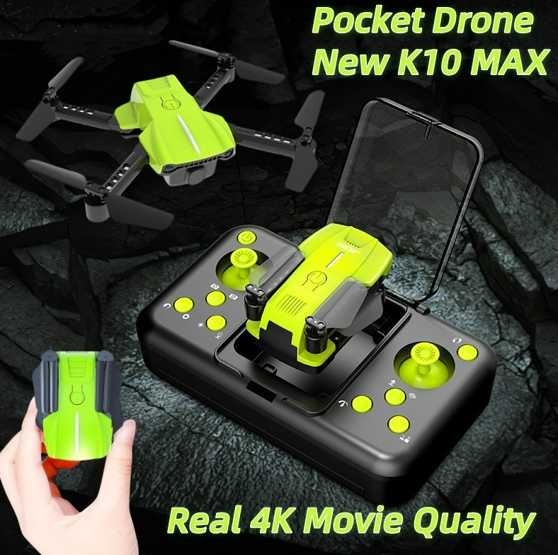 K10 Mini Drone Pocket 8K HD RC Profesional Camera Drones FPV RTF Quadcopter Drone 4k Camera Obstacle Avoidance Aircraft Gift Children Kids