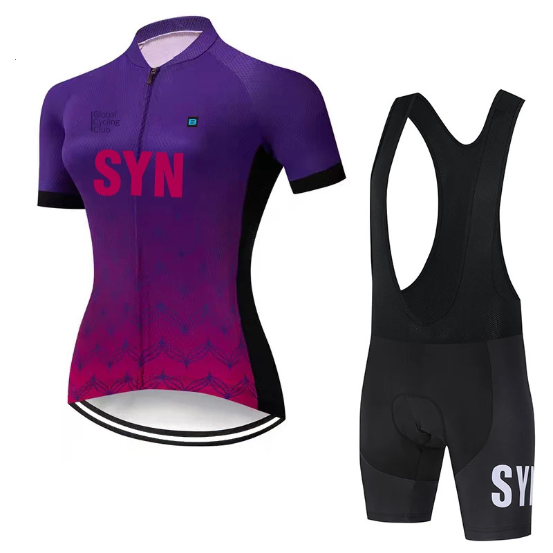 SYN womens cycling sports cedar suit summer cycling shorts sponge cushion cycling jersey cycling bib quick drying cycling top 260423