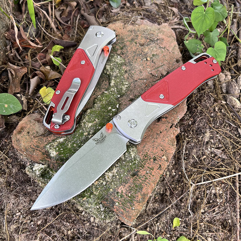 High Quality BM 535 Folding Knife Sharp Waist Outdoor Knife Survival Camping Knife D2 Blade Aluminum Handle Aluminum Handle