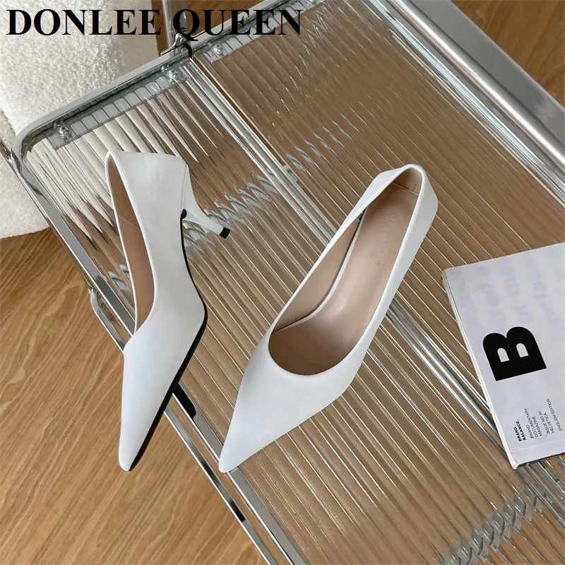 Fashion Pointed Toe Thin High Heel Shoes Women Elegant Pumps For Party Dress Shoe Candy Colorful Decoration Zapatillas Mujer 260625 - view 4