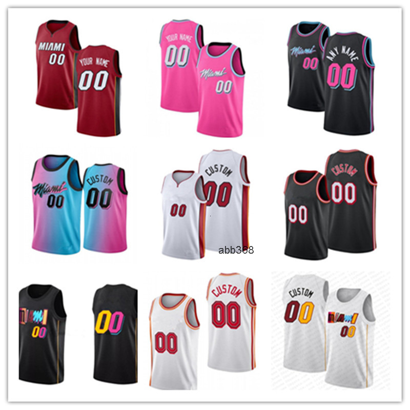 Custom Heat Basketball Jersey Men Women Youth Jimmy 22 Butler 14 Herro Duncan 55 Robinson Bam 13 Ado Jaime 11 Jaquez Jr. Haywood Highsmith 2 Terry Roz