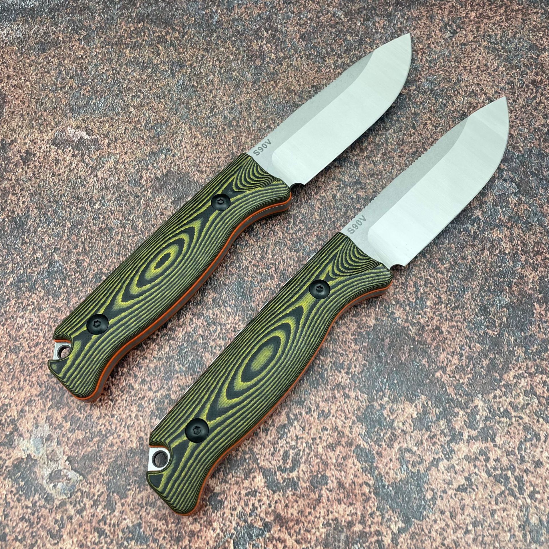 BM 15002 Adventure Survival Tools S90V Steel Treatment Outdoor Forest Obstacle Removal Knife EDC Practical Cutting Knife