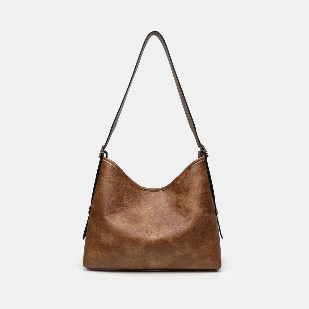 Large-capacity checkered handbag for women, suitable for work, commuting and daily use, shoulder bag
