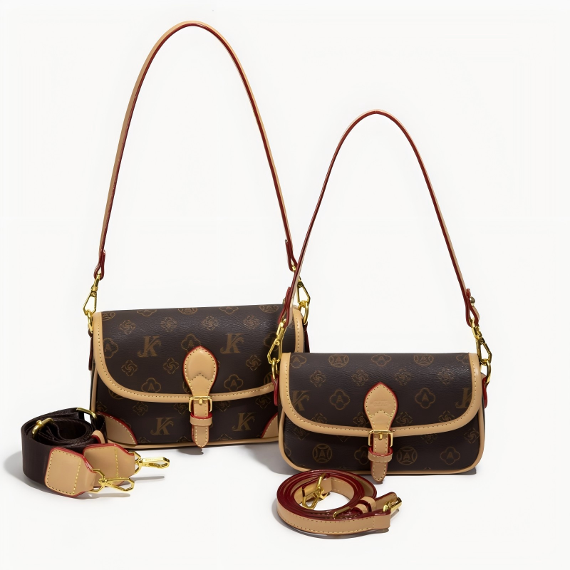 MONICA KIKI Classic Designer Retro Flap Bag Light Luxury Fashion Printed Cross body Bag For Woman