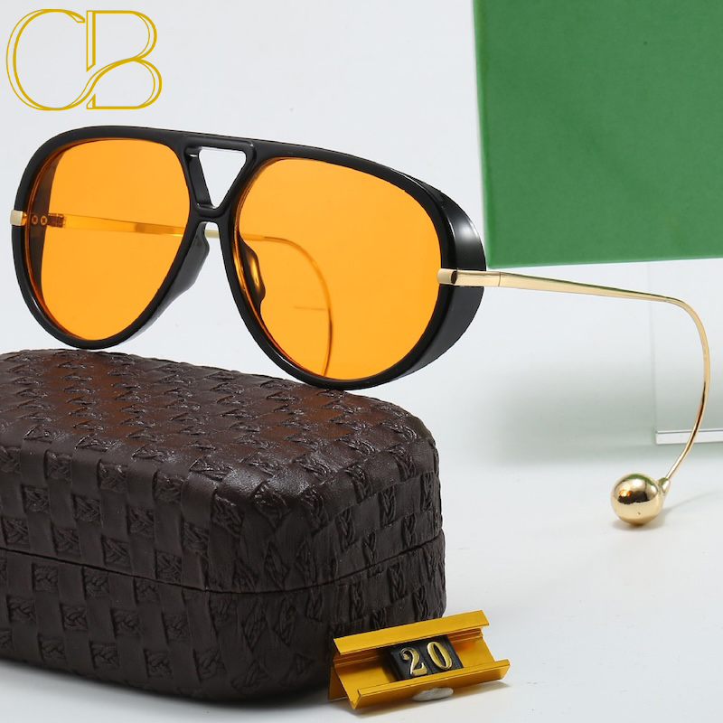 Luxury Brand Designer Sunglasses Oversized Pilot Women For Men Popular Vintage Sun Glasses Punk Double Bridge Eyeglasses Steampunk Party UV Protection