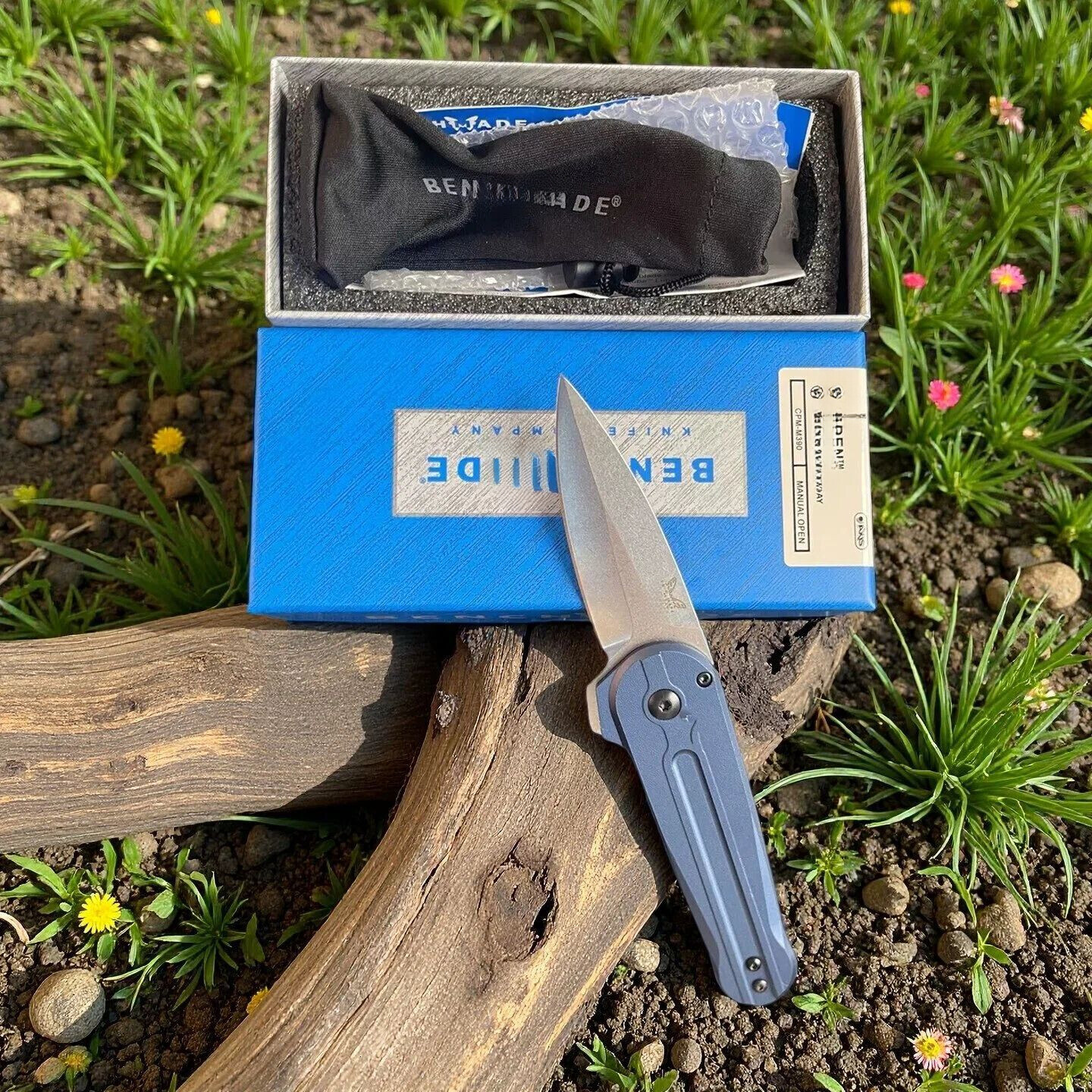 BM 491 Bugout AXIS Folding Knife Aluminum Handle Pocket Flipper Knife Assisted Manual Open Outdoor Camping EDC Fishing Multitool