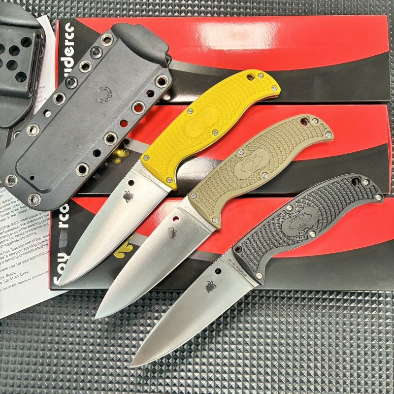 FB31 Camping Survival Tactics And Hunting Handmade Olive Plastic Handle Fixed Blade Knife - A Premium Product For Outdoor Enthusiasts