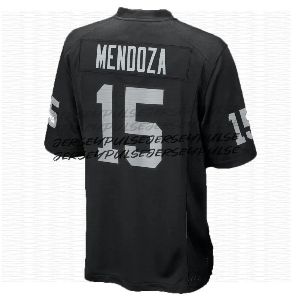 Mendoza Football Jerseys Crosby Jeanty Bowers Collier Laube Harvey Koonce Custom Football Jersey Any Name Number Mens Womens Youth