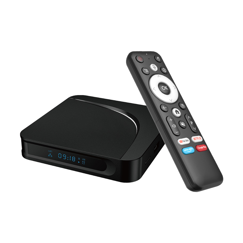 Android 12.0 TV Box Bluetooth Remote Receiver Allwinner H618 4GB 32GB 2.4G 5G WiFi 4k OTT Media Box
