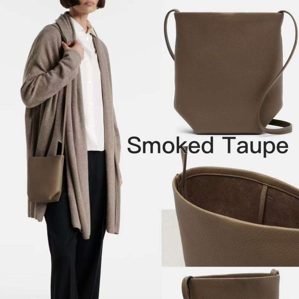 Niche Design Mini Bucket Bag, Rown S Park Series, Genuine Full Cowhide, Fashion Shoulder Crossbody Bag, Lightweight Daily Women Purse, Minimalist Vers