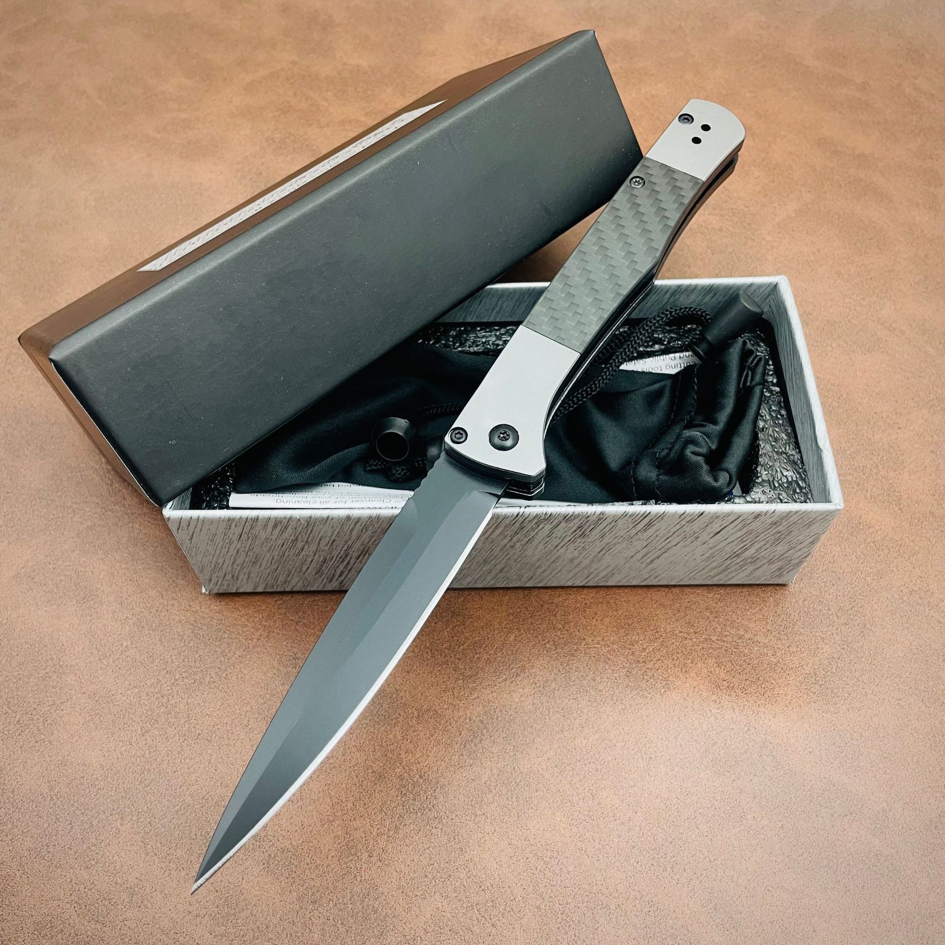 Outdoor BM 4170BK D2 Steel Folding Knife G10 Handle Camping Fishing Pocket Knives Portable EDC Tool