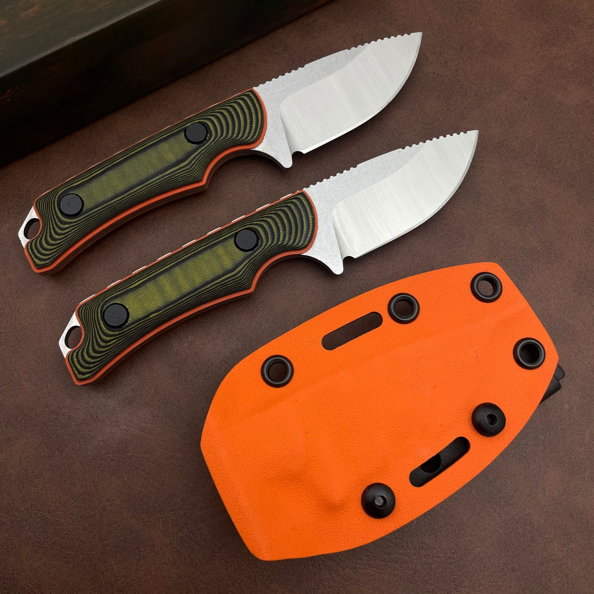 BM 15017 Fixed Blade Mini Knife S90V Drop Point G10 Handle with Kydex Sheath Camping Outdoor Multi-tool Utility Straight Knives