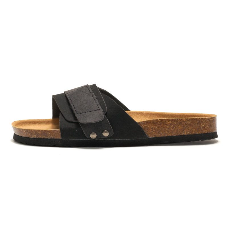 RUIZUSTOCK Free shipping luxury Slippers Summer Cork Slippers with Anti slip Thick Bottom for Wearing Outside