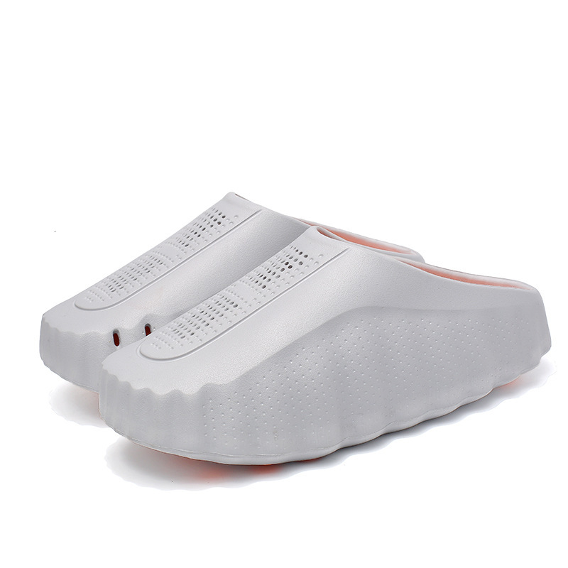 Summer Slippers Non-slip Soft Sole Home Slides Luxury Designer Slippers Daily Wear Soft Footwear Slides Closed-Toe Thick-Soled EVA Massage Recovery Sa