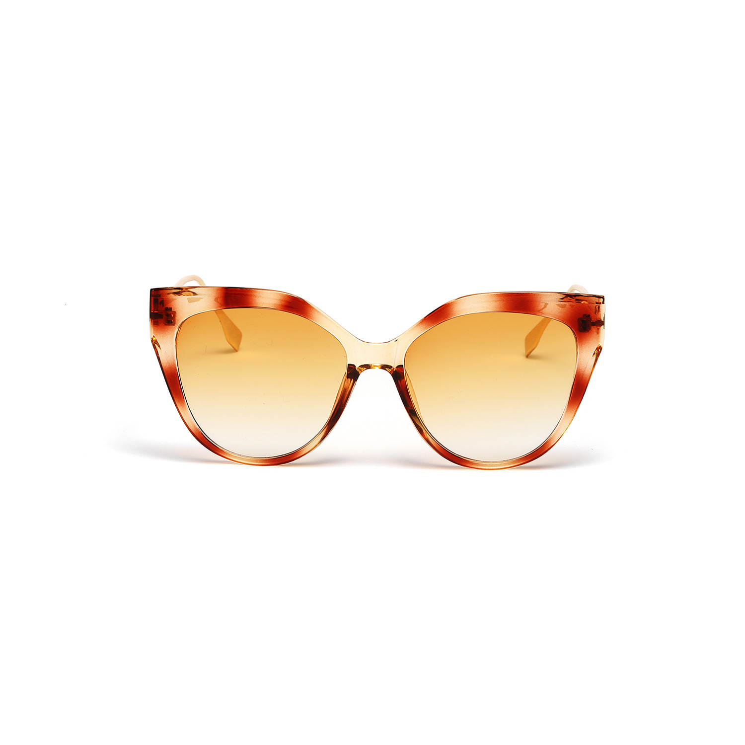 Plastic+Metal Cat Eye 2022 Large Frame for Women Ins Style Sunglasses Wholesale