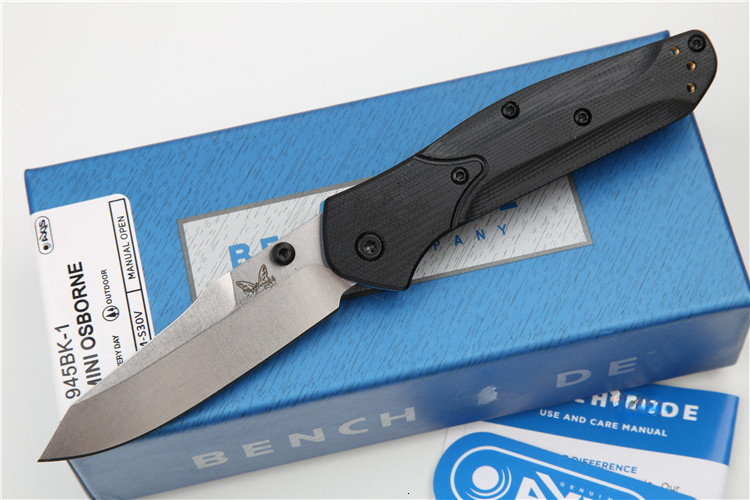 Made New MINI 945 / 945BK Mark S30V Blade G10 Handle Camping Kitchen Hunting Pocket Outdoor EDC Tool Folding Knife
