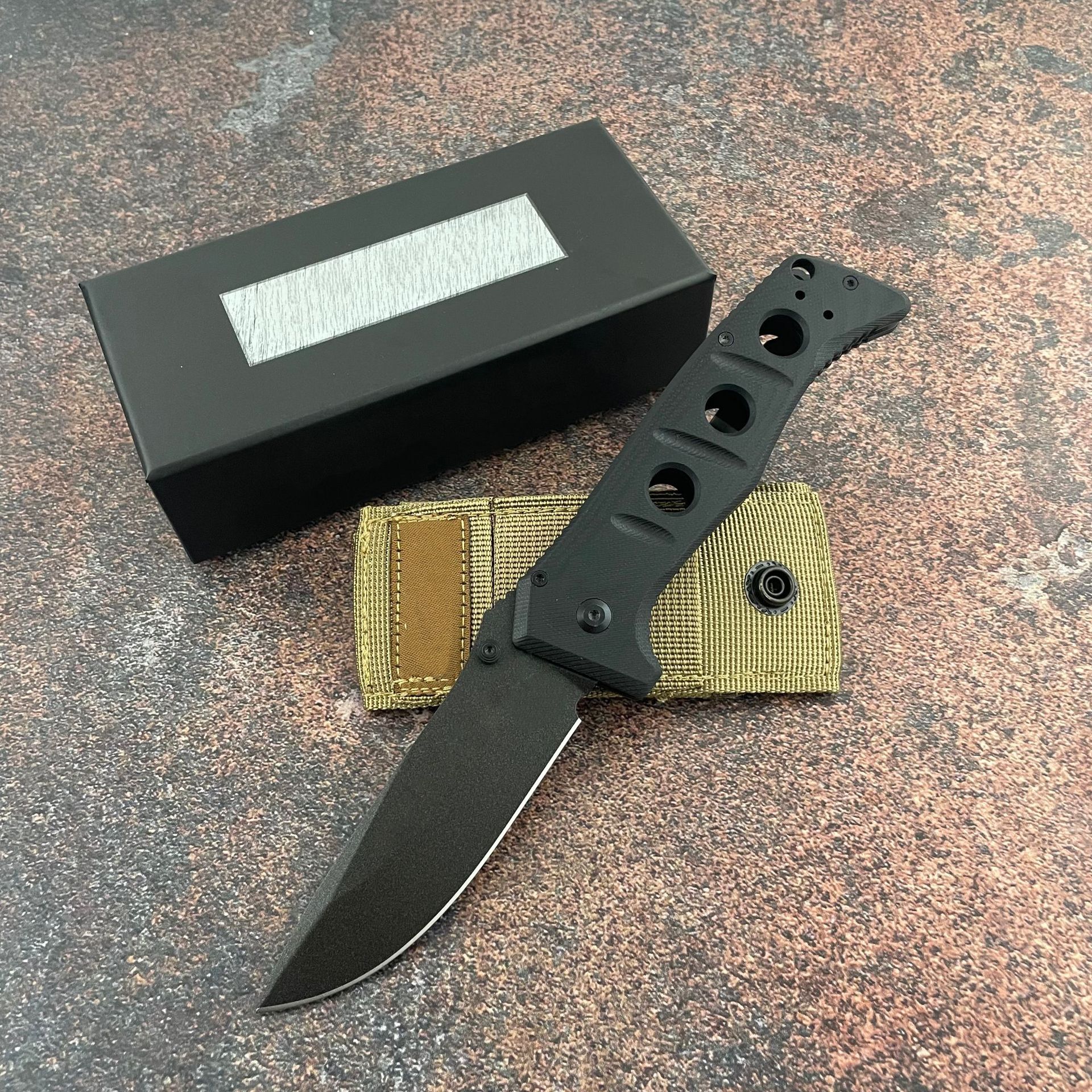 New BM 275 Adamas Folding KnifeOutdoor Tactical Knife Camping Practical Hunting EDC Tool D2 Blade G10 Handle with Pocket Clip