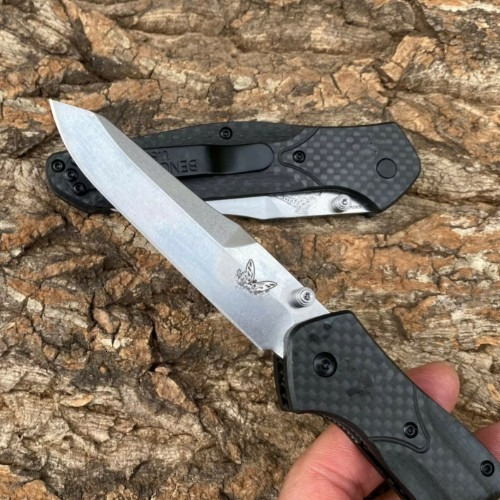 BM 940 Osborne Tactical Pocket Folding Knife D2 Blade Carbon Fiber Handles Multi-purpose. Outdoor Camping Hunting Tool