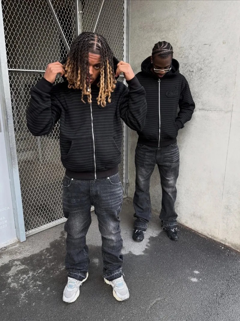 Men American street trend unisex jeans worn-out ins style high street pants personalized fashion jeans
