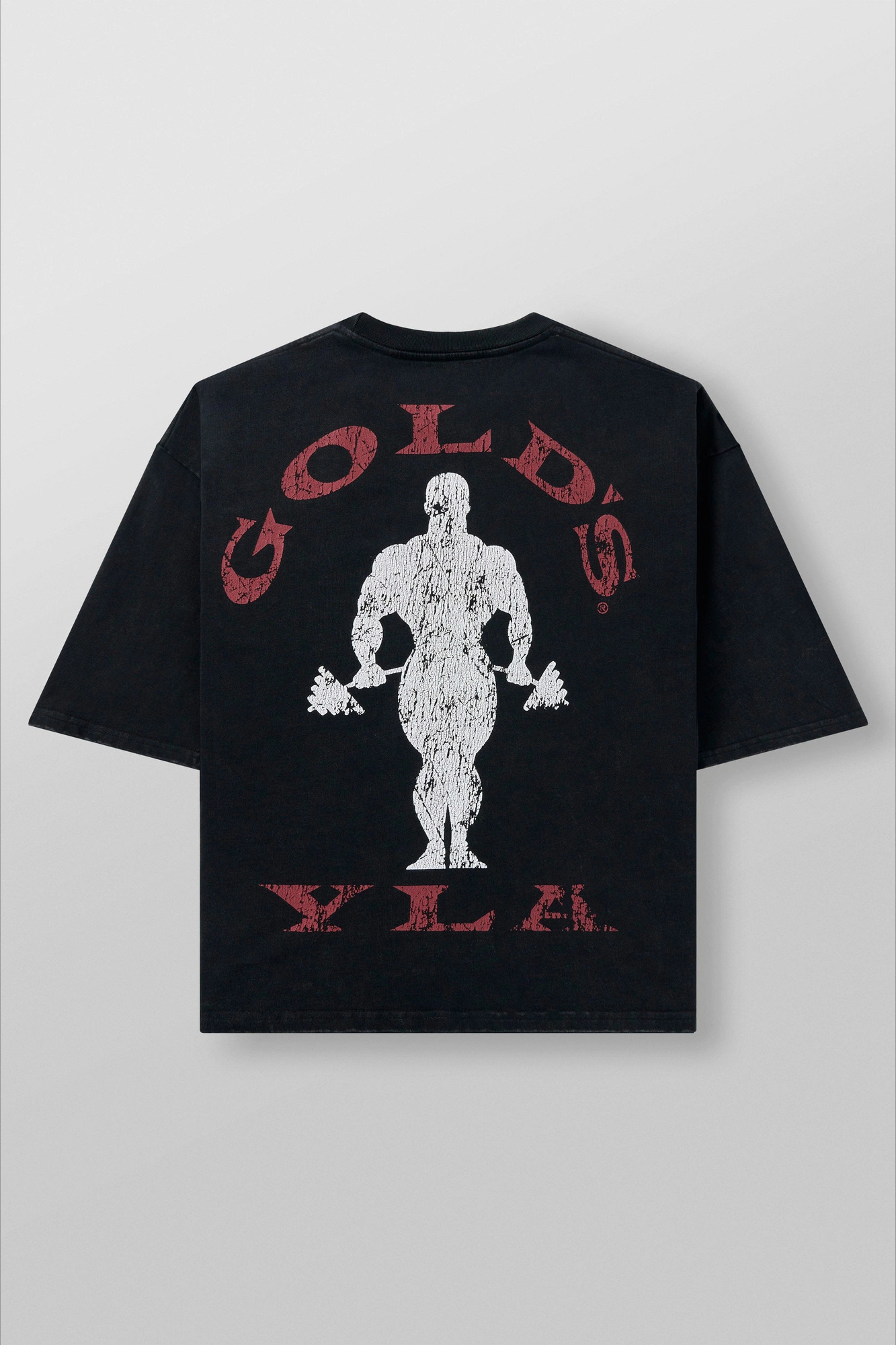 2026 Golds Gym Age Tees Mens Large-sized Printed T-shirt - Suitable for Daily Workouts Can Be Worn By Both Men and Women 260423