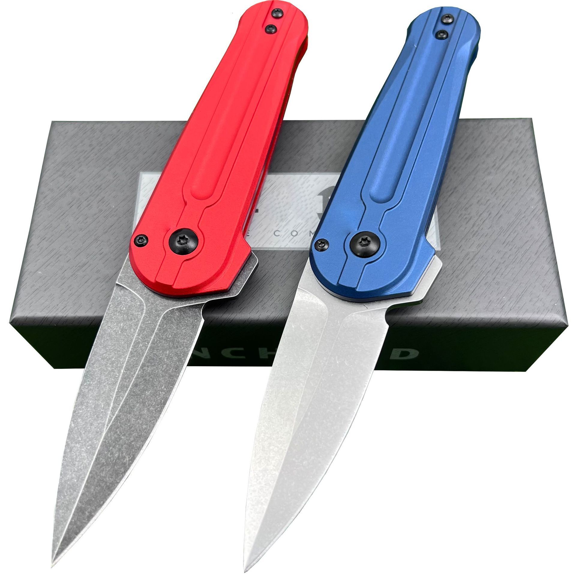 BM491 Lowden Shaft Lock Folding Knife D2 Steel Blade Aluminum Handle Outdoor Tactical Camping Survival EDC Escape Tool Gift