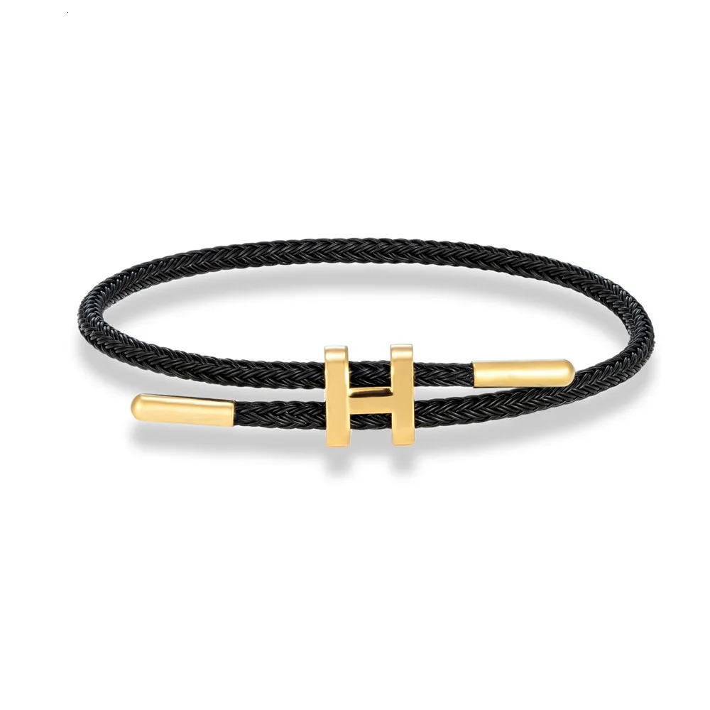 Multicolor Charm Adjustable Bracelet Fashion No Fade Stainless Steel Wire Waterproof Rope Bracelet for Men Women Couple 260423