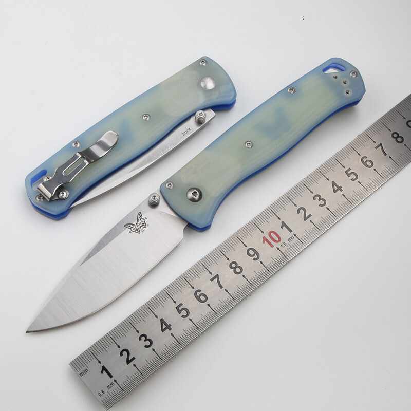 BM 535 Folding Knife 8C13Mov Blade G10 Handle Integrated Multi-purpose Kitchen Utility Knife with Blades Safety Utility