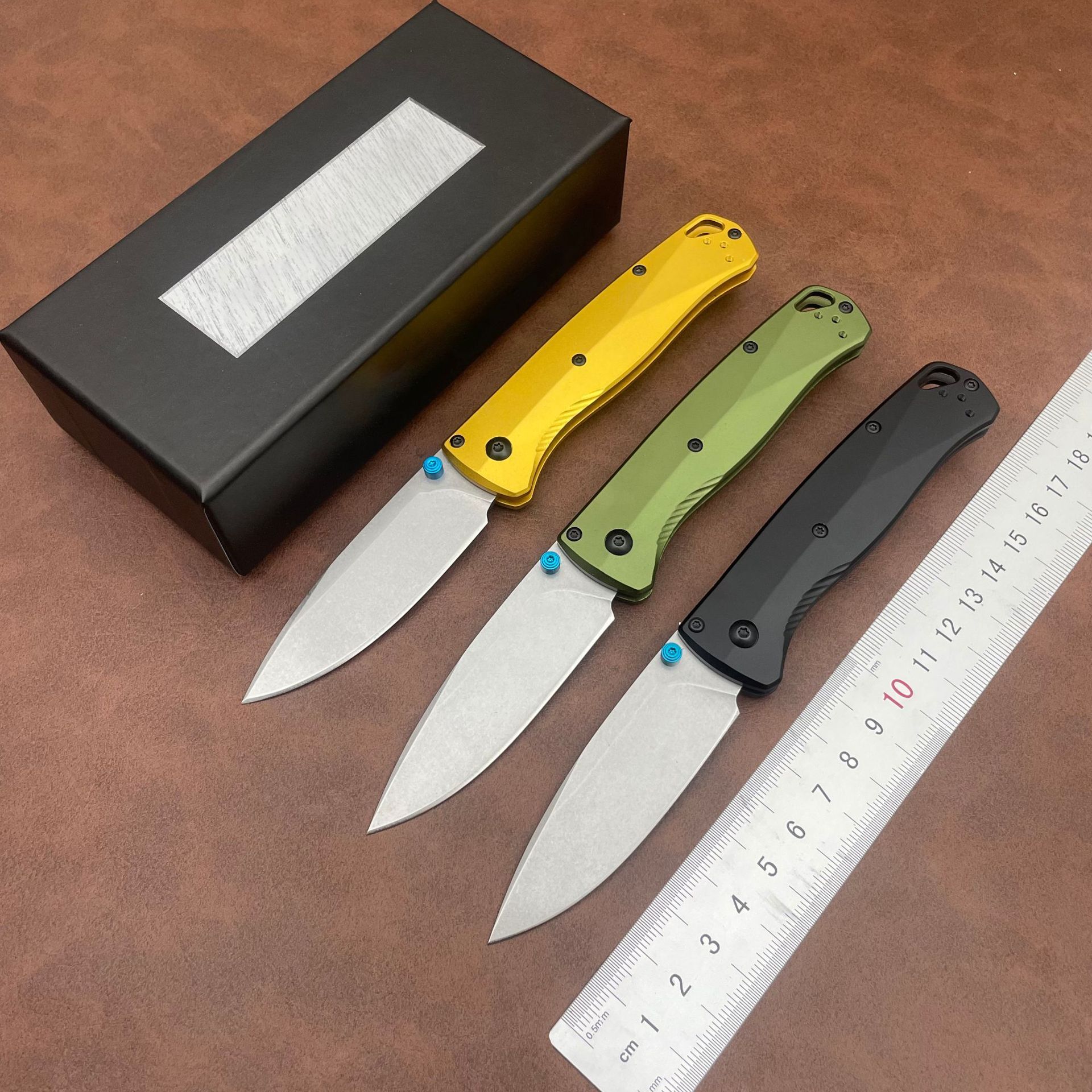 BM535-07 Aluminum alloy handle M390 blade BUGOUT Folding knife Outdoor Camping Hunting Pocket EDC Tool Knife