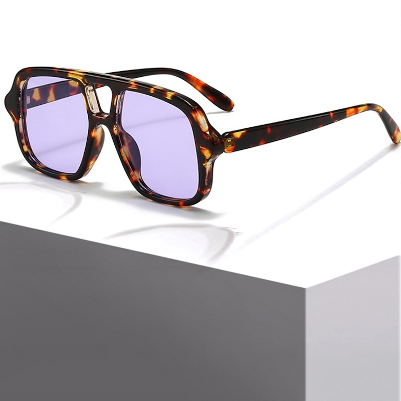 Oversized Sunglasses Pilot Steampunk Y2K shades UV Protection Futuristic Trendy for Women Men for Square face Driving Beach Cycling Fishing CB Fashion