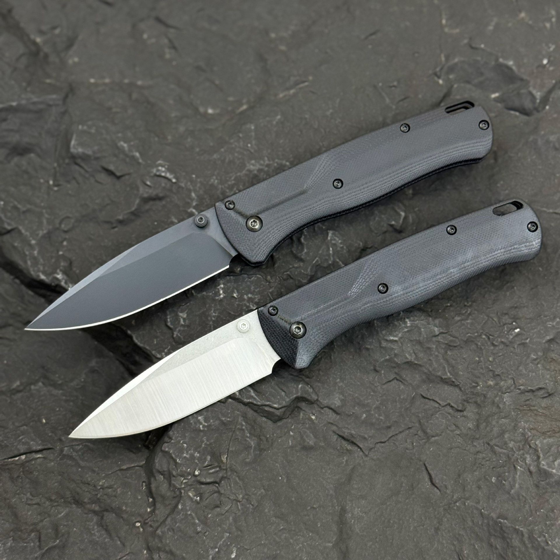 535 G10 Tactical EDC Camping Fishing Knives Stainless Steel Outdoor Folding Knives G-10 Knife Hunting Self-defense Field Survival Tools