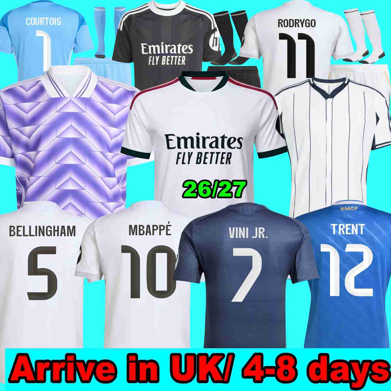 26 27 soccer jerseys LFSTLR football shirt CAMAVINGA Mbappe MODRIC VALVERDE Fourth camiseta men kids uniforms VINI JR BELLINGHAM 2025 2026