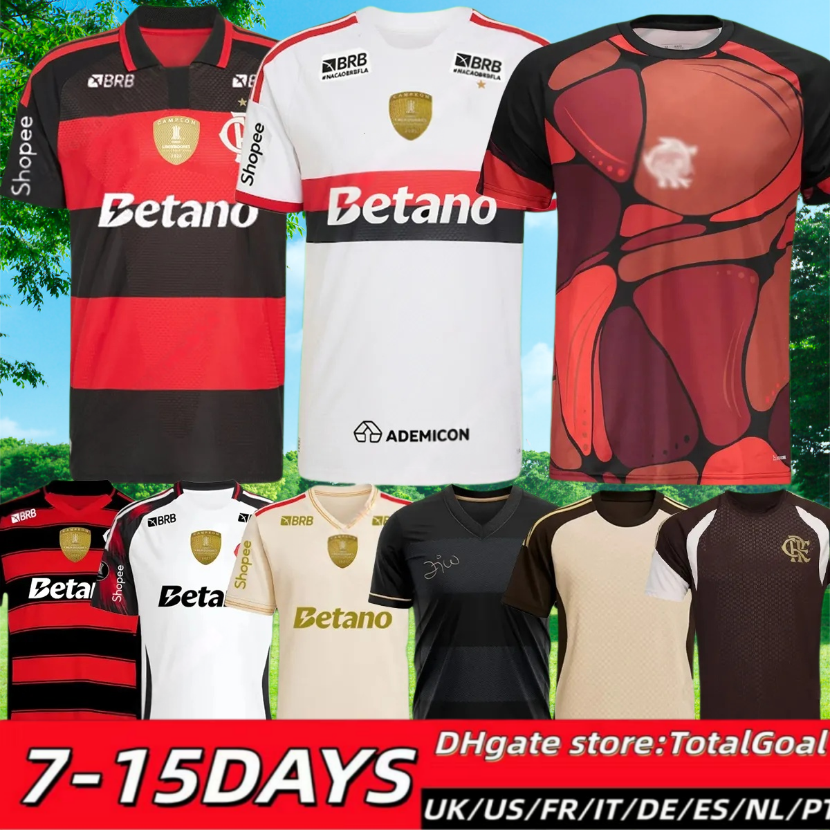 2025 2026 2027 Flamengo soccer jerseys 25 26 Flamenco home away 3rd Camisa S.LINO PEDRO DANILO DE ARRASCAETA Jorginho football shirts666