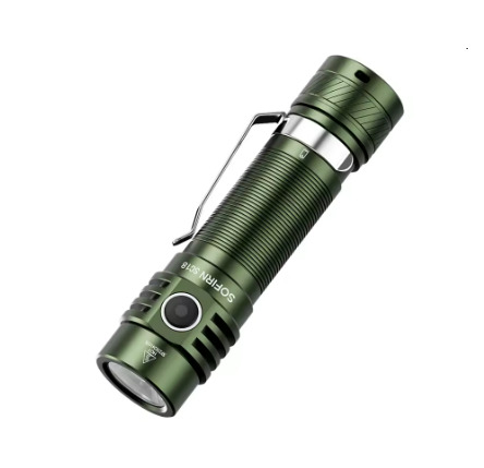 Sofirn SC18 1800lm EDC Flashlight USB C Rechargeable SST40 LED 18650 Torch TIR Optics Lens Lantern with Power Indicator