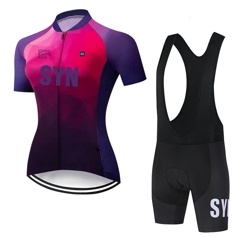 SYN womens cycling sports cedar suit summer cycling shorts sponge cushion cycling jersey cycling bib quick drying cycling top 260423