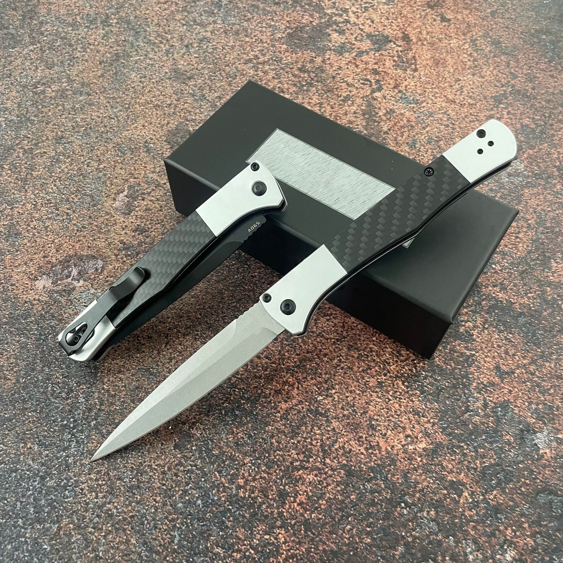 BM 4170 folding knife CPM-S90V Steel T6061 aluminum alloy Handle Outdoor Camping Fishing Pocket Knives Portable EDC Tool gift