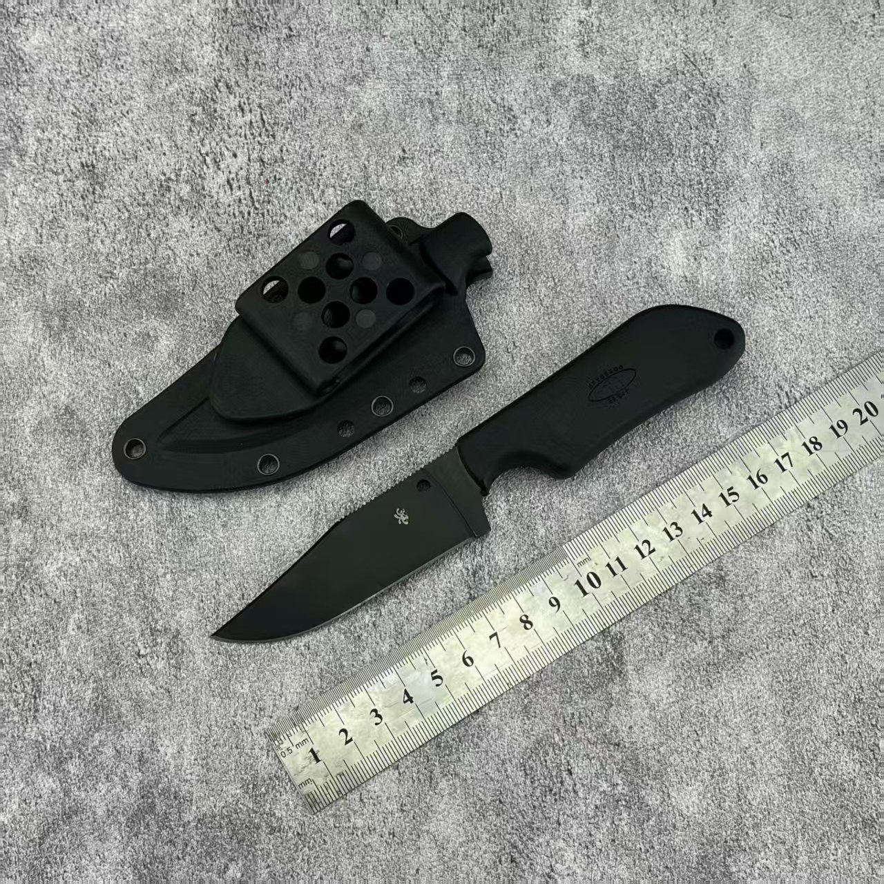BK20 Survival Fixed Knife with Sheath 7Cr13Mov Blade High Hardness Survival Knife Portable Pocket Outdoor Knife EDC Tool