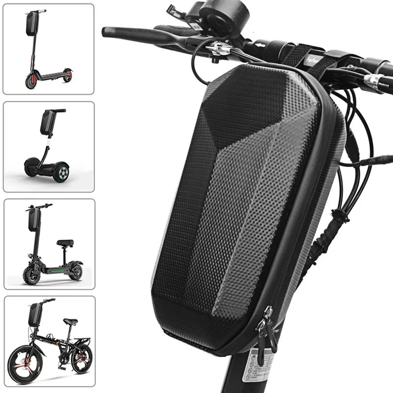 Waterproof E-Bike Front Bag 5L Big Capacity Scooter Tube Bag Wear-resistant Hard Shell Bicycle Storage Bag Bike Accessories 260423