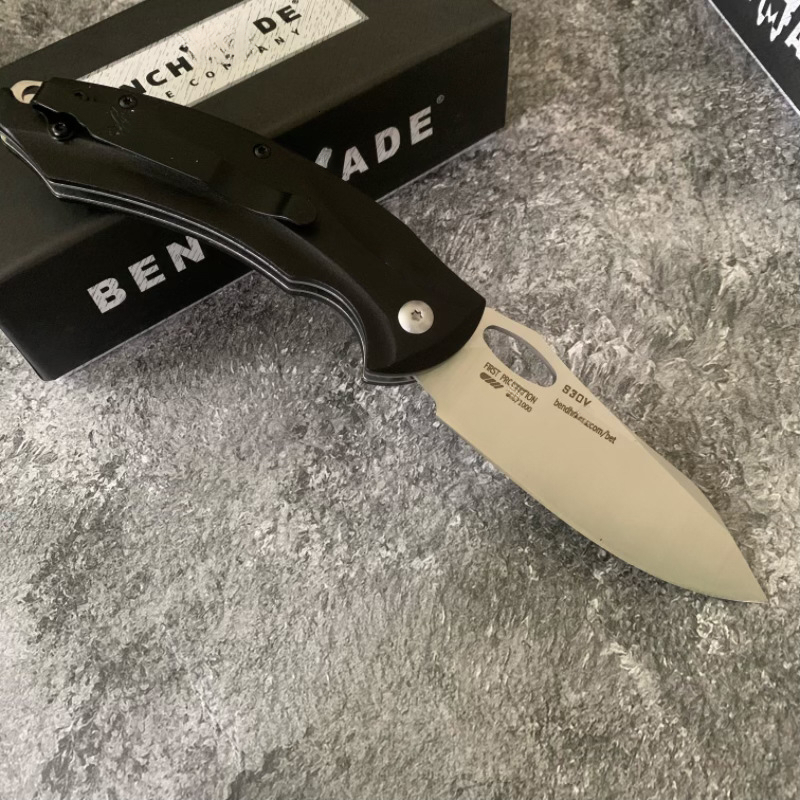 818 Tactical S30V Satin Blade Wilderness Survival Pocket Folding Knife Outdoor Camping Rock Climbing Portable Knife Rescue Knife