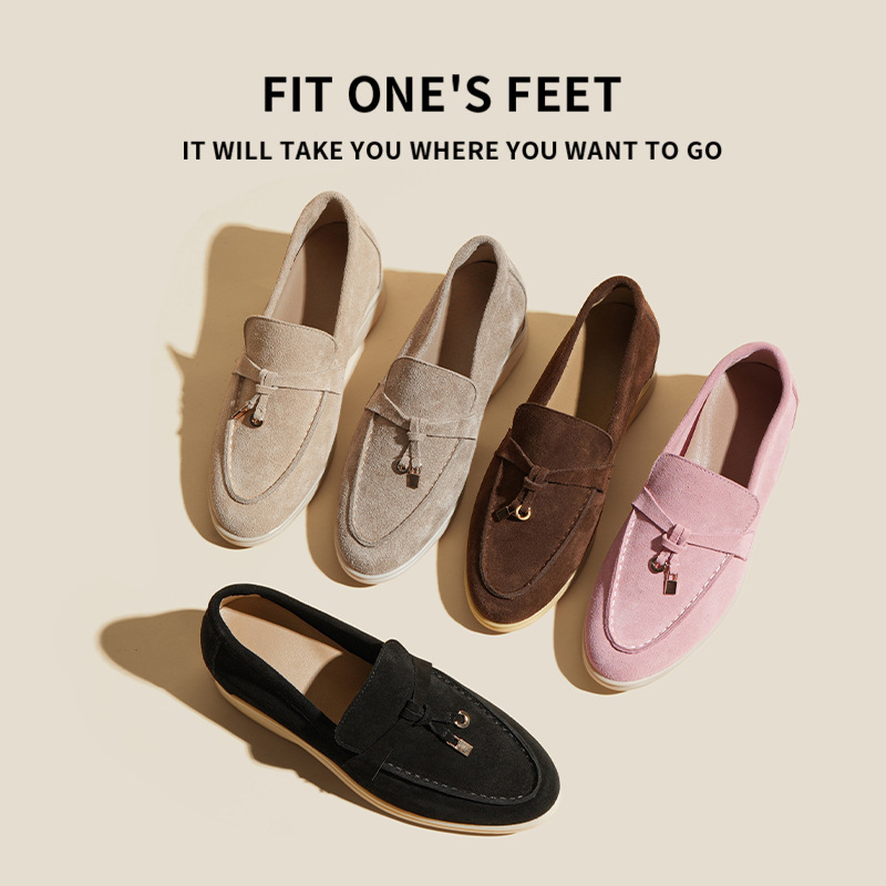 New hot free shipping designer shoes for womens casual shoes pink brown black khaki Fashionable and versatile flat casual shoes