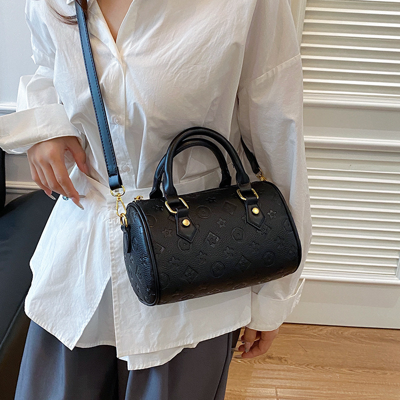 Korean-style small bags, Boston bags, trendy and fashionable niche handbags, versatile and high-end shoulder bags, crossbody bags, free shipping
