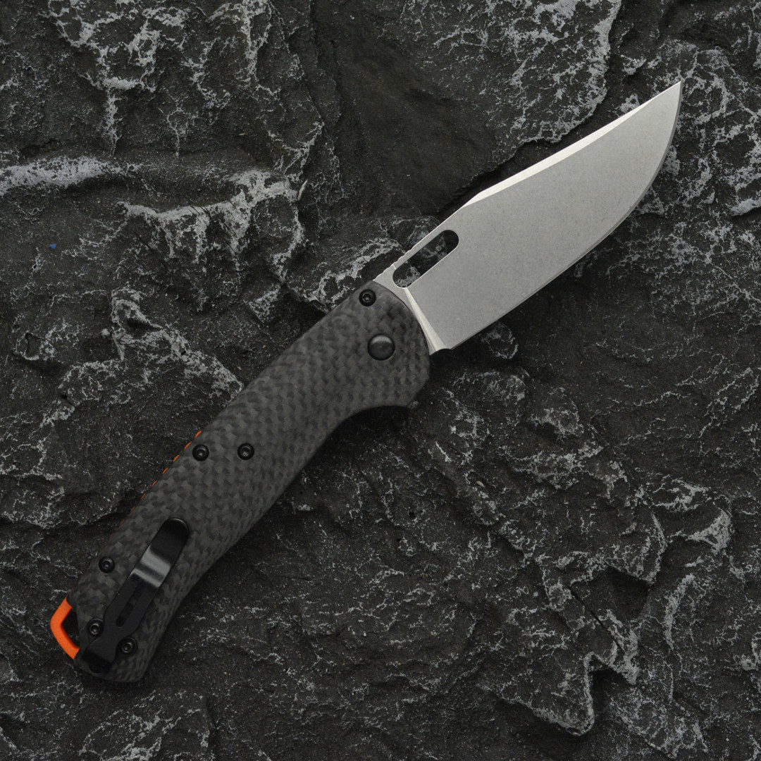 15535 Folding Knife Carbon Fiber Handle Mark CPM-154 Blade Outdoor Camping Hunting Tactics Fishing Survive kitchen EDC tools